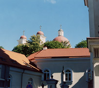 Eine der vielen imposanten Kirchen in Vilnius